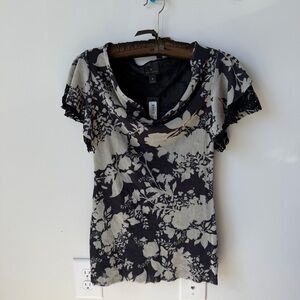 Vintage 2000s floral off the shoulder top